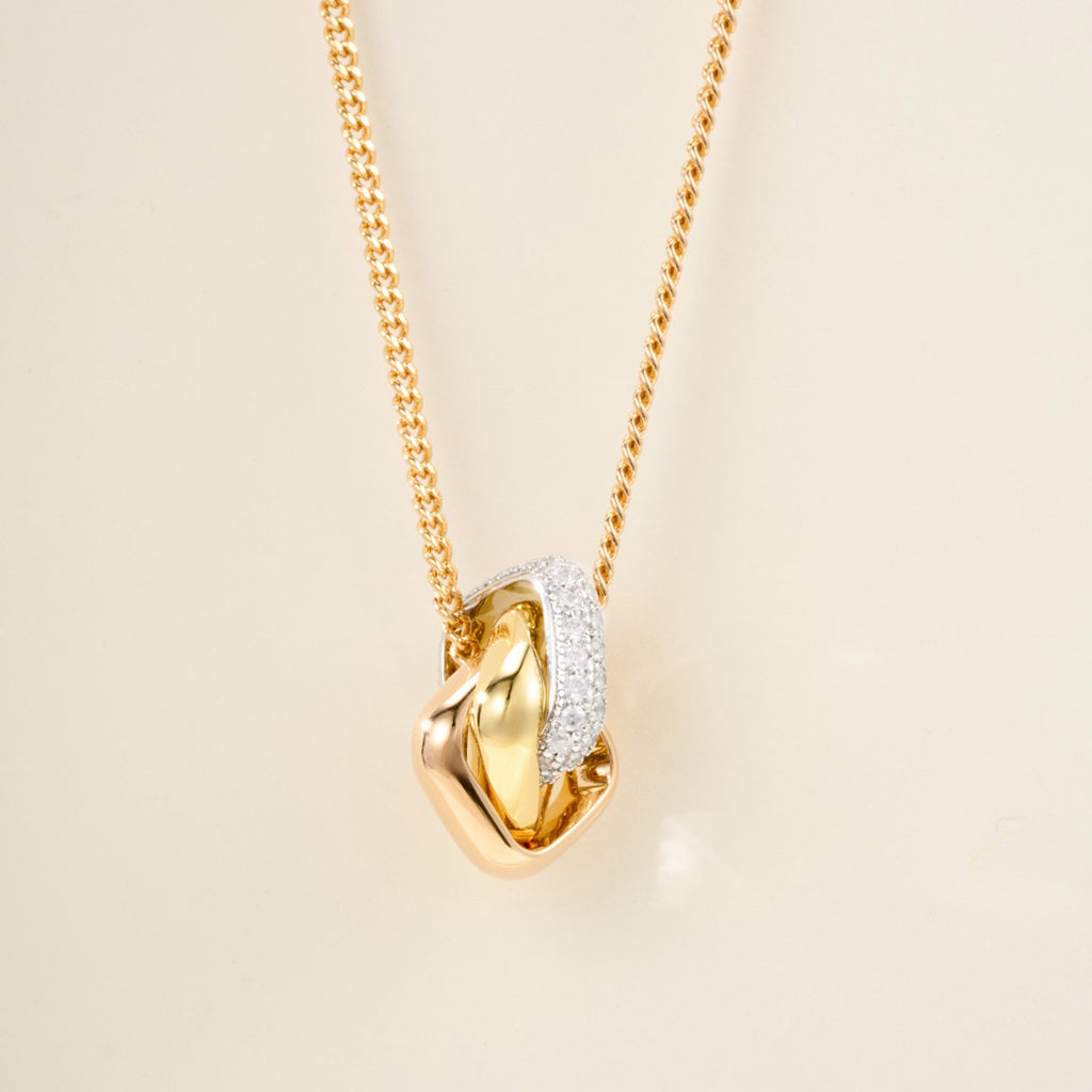 [Resenly Jewelry]TRINITY CUSHION NECKLACE COLLECTION