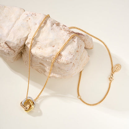[Resenly Jewelry]TRINITY CUSHION NECKLACE COLLECTION