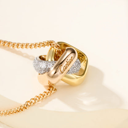 [Resenly Jewelry]TRINITY CUSHION NECKLACE COLLECTION