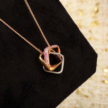 [Resenly Jewelry]TRINITY CUSHION NECKLACE COLLECTION