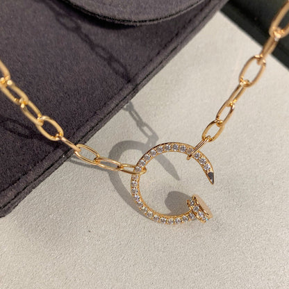 [Resenly Jewelry]JUSTE NECKLACE FULL DIAMONDS