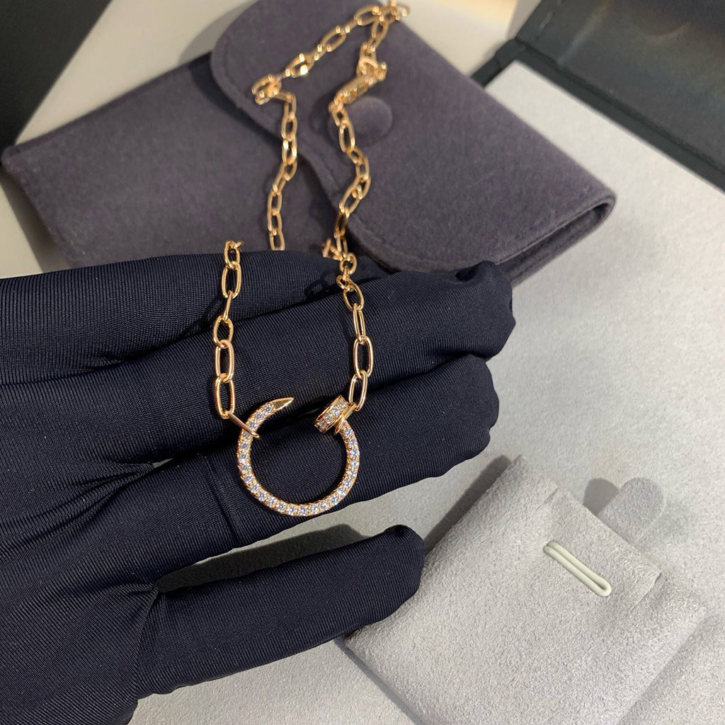 [Resenly Jewelry]JUSTE NECKLACE FULL DIAMONDS