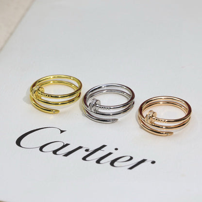 [Resenly Jewelry]JUSTE RING 4.8MM HALF DIAMOND