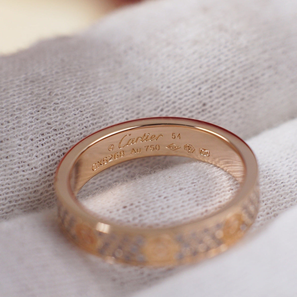 [Resenly Jewelry]LOVE RING 4.0MM DIAMOND PAVED