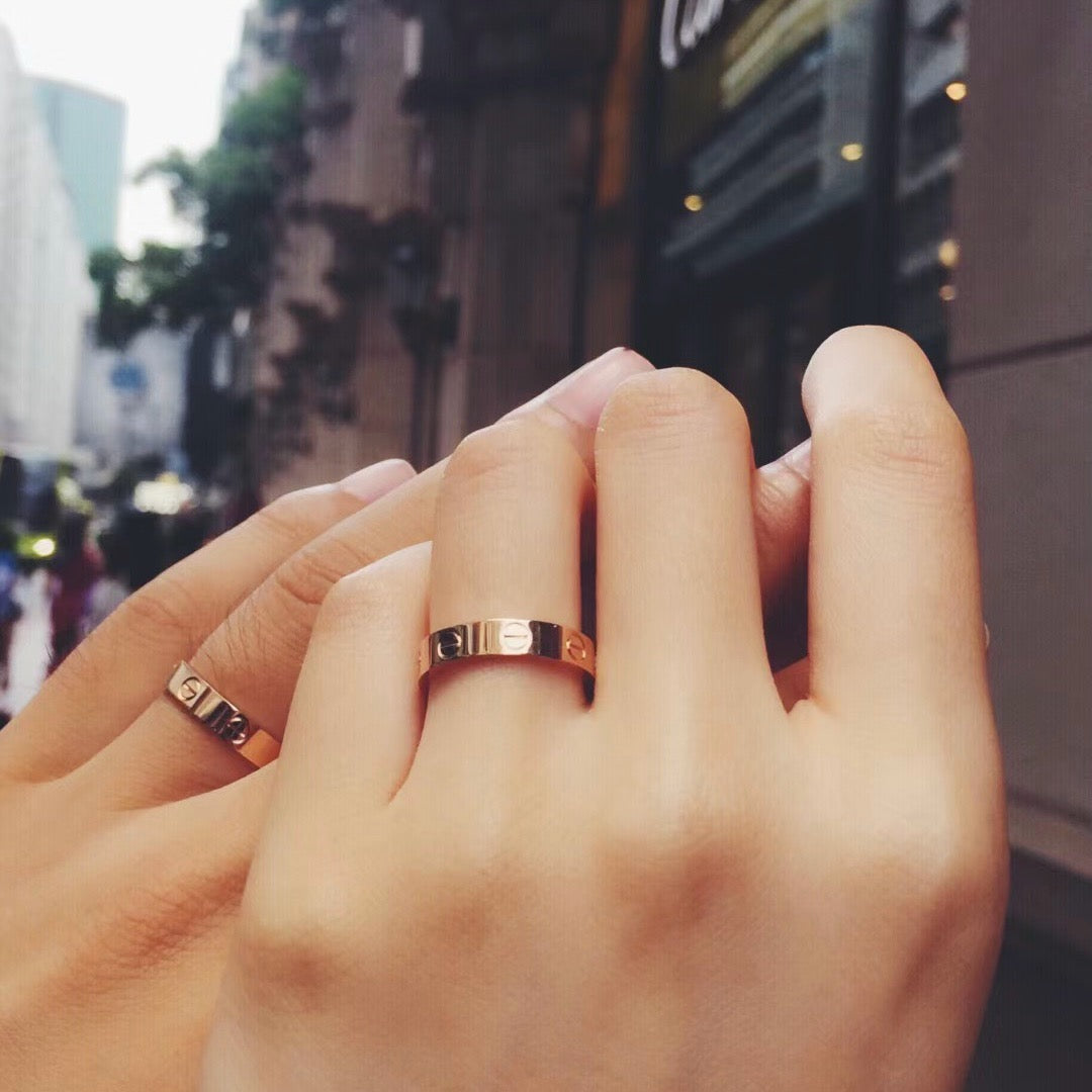 [Resenly Jewelry]LOVE RING 3.6 MM NO DIAMOND