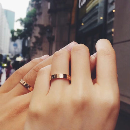 [Resenly Jewelry]LOVE RING 3.6 MM NO DIAMOND
