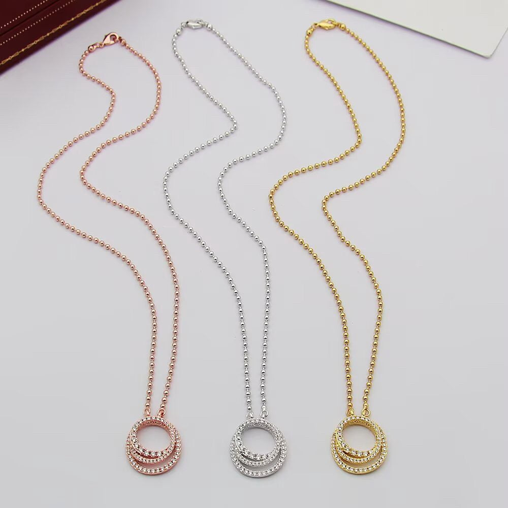 [Resenly Jewelry]エタンセル フルダイヤモンド ネックレス