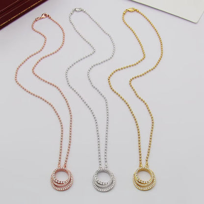 [Resenly Jewelry]エタンセル フルダイヤモンド ネックレス