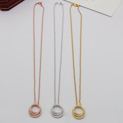 [Resenly Jewelry]エタンセル フルダイヤモンド ネックレス