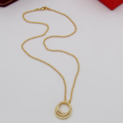 [Resenly Jewelry]エタンセル フルダイヤモンド ネックレス