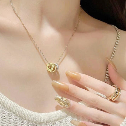 {
  "[Resenly Jewelry]": "[リゼンリー・ジュエリー]",
  "LOVE 6 DIAMOND PENDANT NECKLACE": "LOVE 6ダイヤモンド・ペンダント・ネックレス"
}