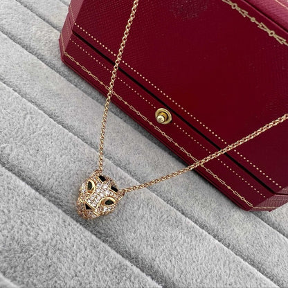 [Resenly Jewelry]PANTHERE FULL DIAMOND NECKLACE
