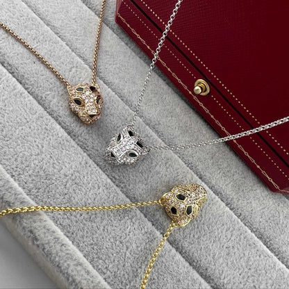 [Resenly Jewelry]PANTHERE FULL DIAMOND NECKLACE