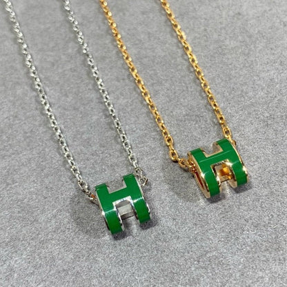 {
  "Resenly Jewelry": "Resenly Jewelry",
  "POP H GREEN NECKLACE SILVER AND GOLD": "POP H グリーンネックレス シルバー＆ゴールド"
}