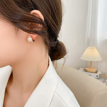 [Resenly Jewelry]ZERO 1 ダイヤモンド パヴェ ピアス