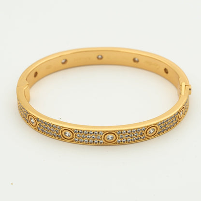 [Resenly Jewelry]LOVE BRACELET 6.1MM DIAMOND-PAVED 10 BIG DIAMONDS