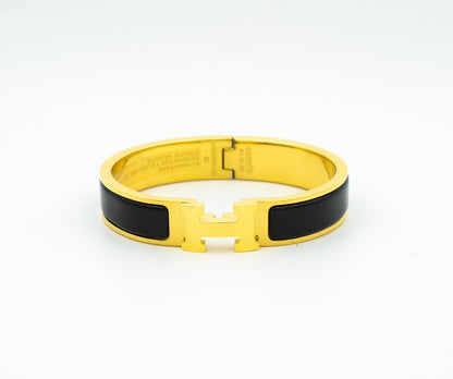 [Resenly Jewelry]H BLACK BRACELET