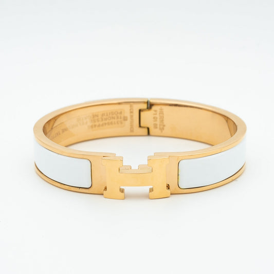 [Resenly Jewelry]H WHITE BRACELET