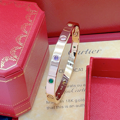 [Resenly Jewelry]2026 RAINBOW LOVE BRACELET 6.1MM  10 DIAMONDS