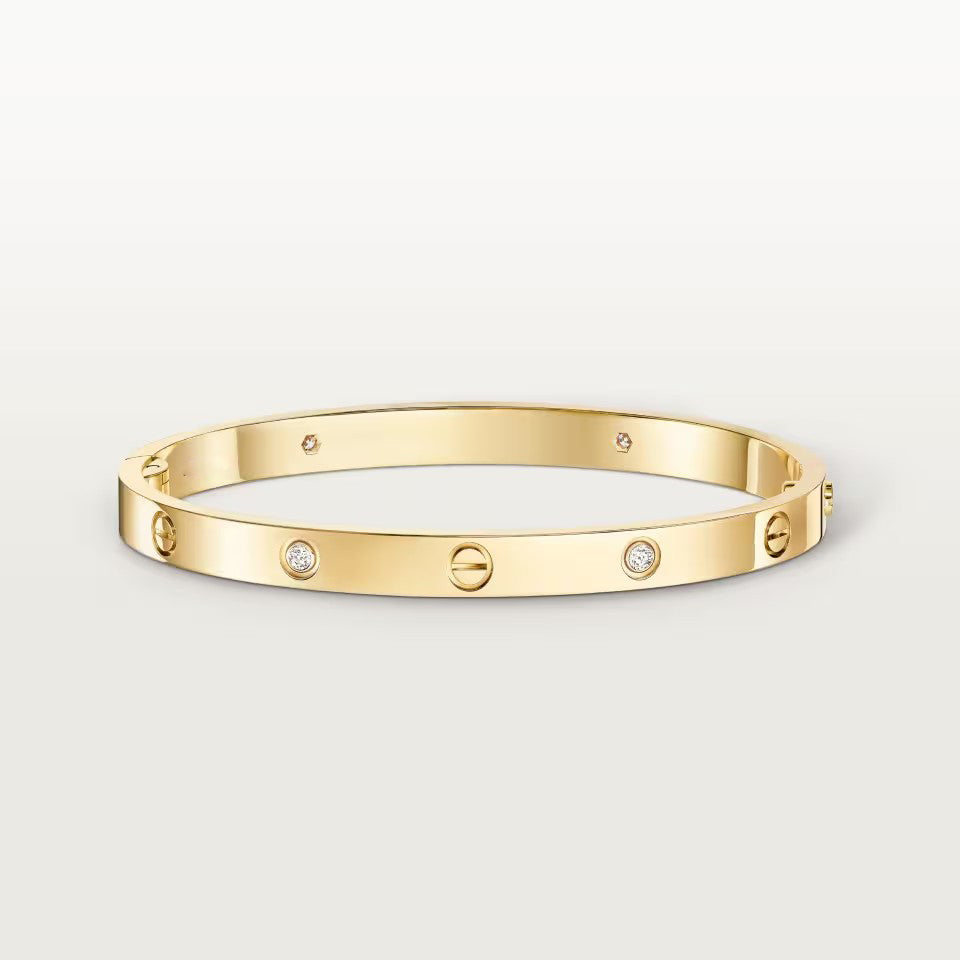 [Resenly Jewelry]LOVE BRACELET 4.8MM 4 DIAMONDS