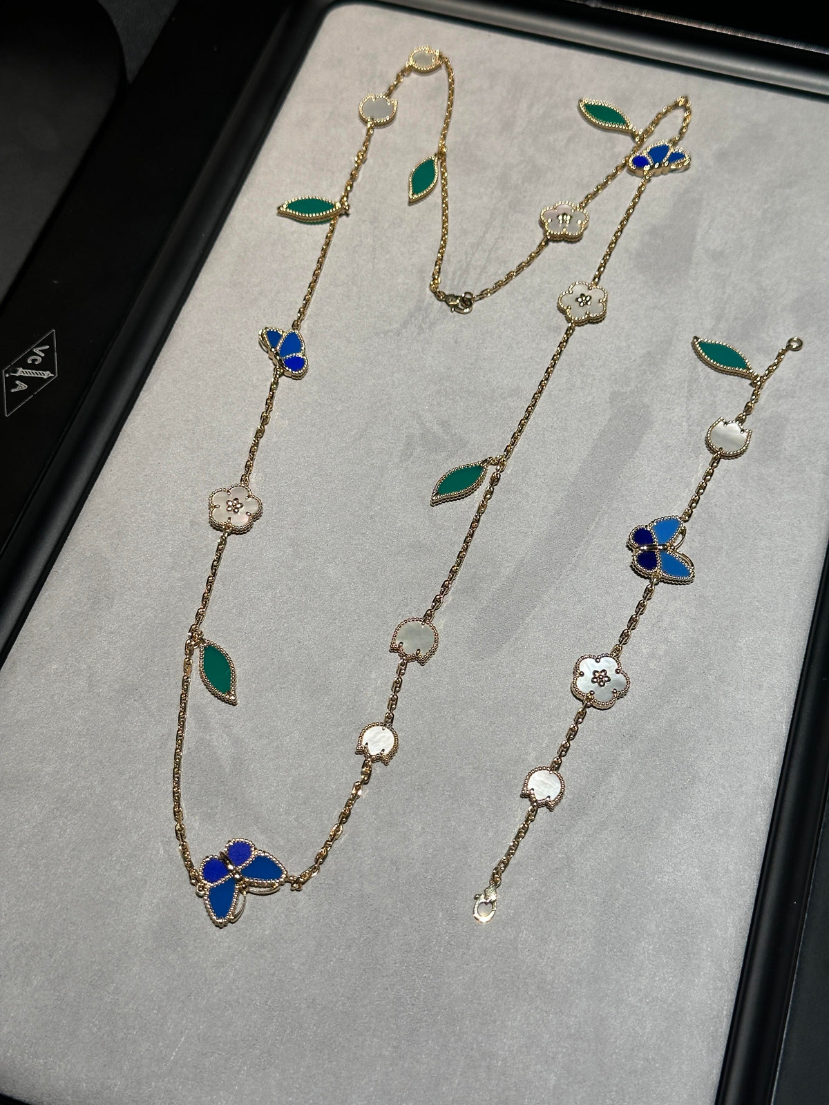 [Resenly Jewelry] 26 新作 クローバー 15モチーフ ラッキーネックレス