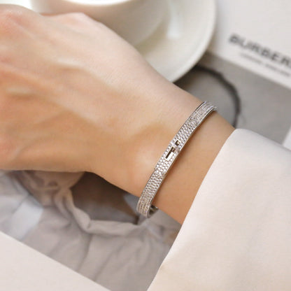 [Resenly Jewelry]KELLY BRACELET DIAMOND PAVED