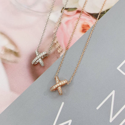 [Resenly Jewelry]JEUX DE DIAMOND NECKLACE