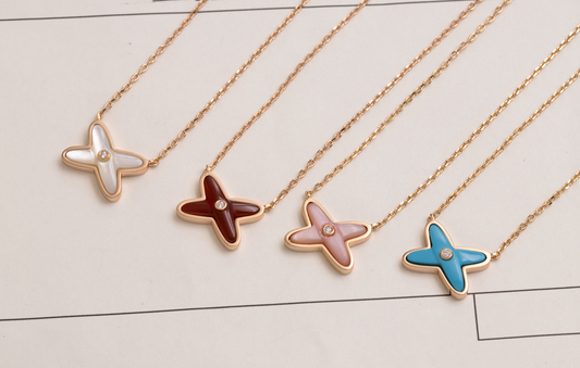 [Resenly Jewelry]JEUX DE LIENS ネックレス 1ポイントダイヤモンド