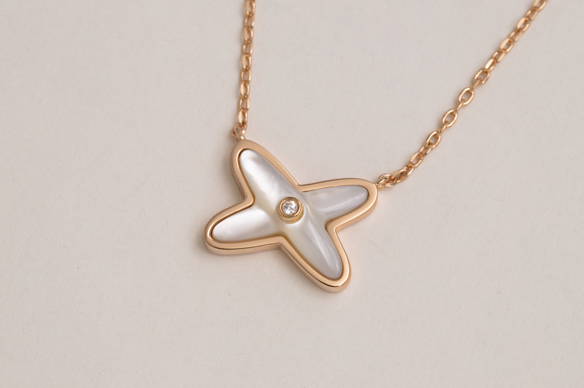 [Resenly Jewelry]JEUX DE NECKLACE 1 DIAMOND
