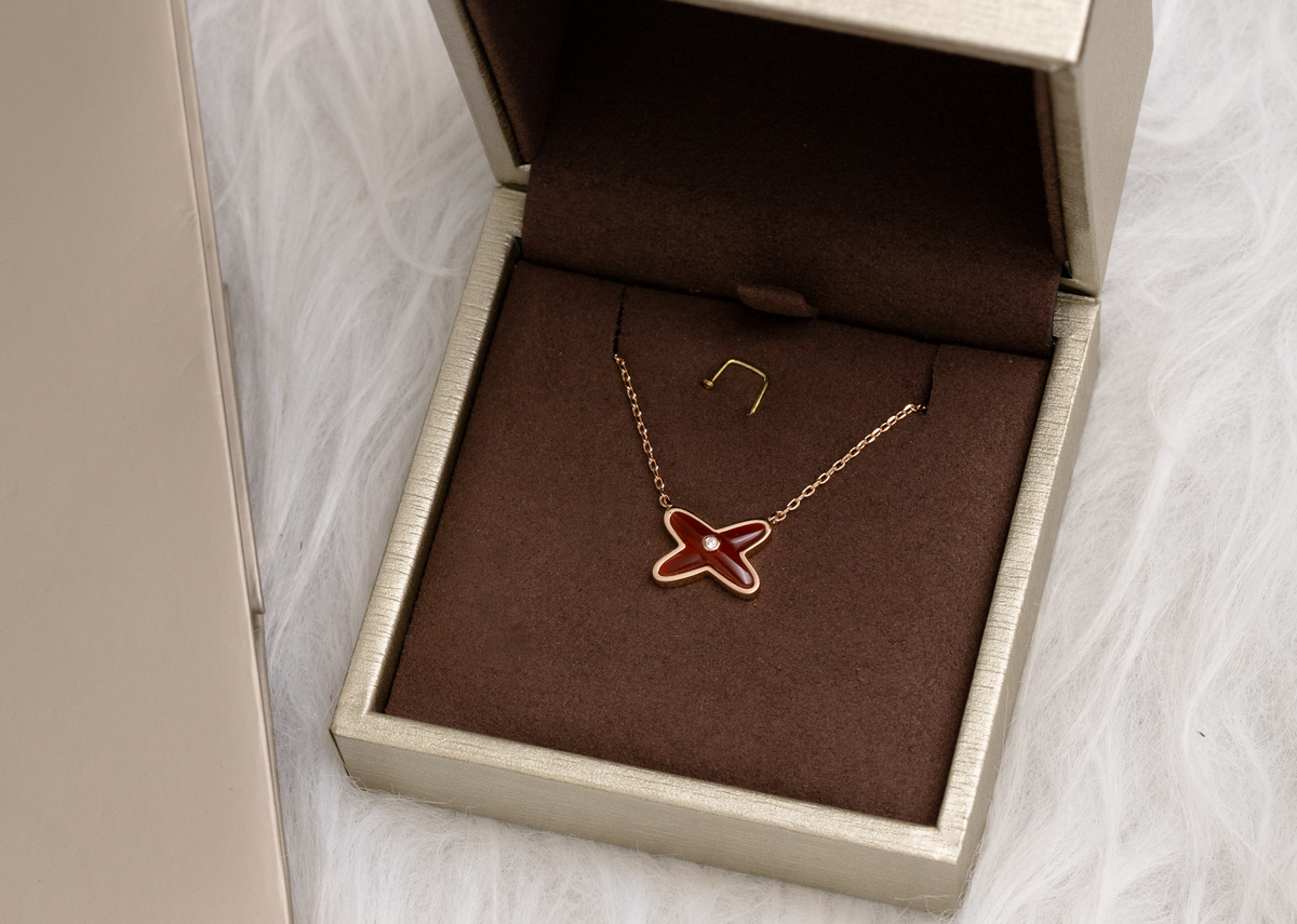 [Resenly Jewelry]JEUX DE NECKLACE 1 DIAMOND