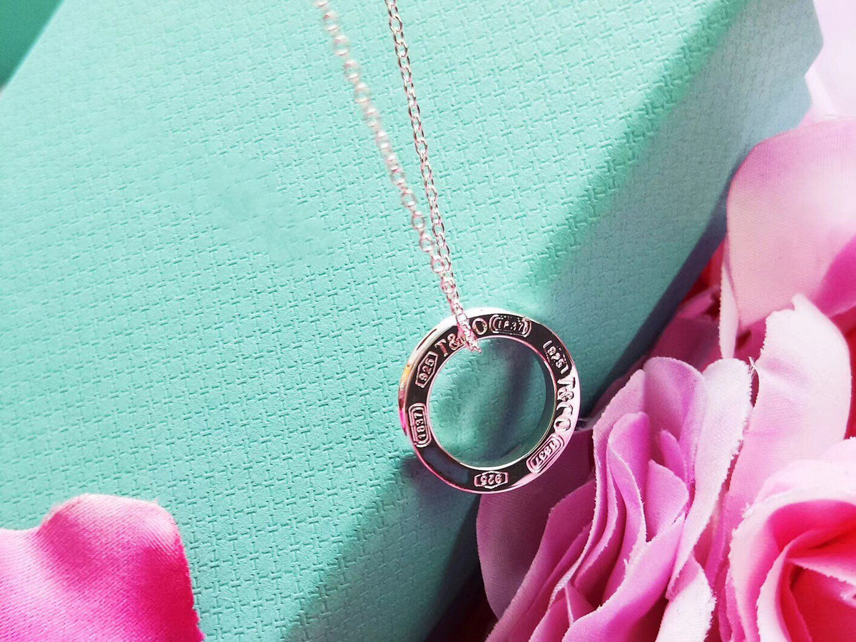 [Resenly Jewelry]シングルリングネックレス チェーンの長さ