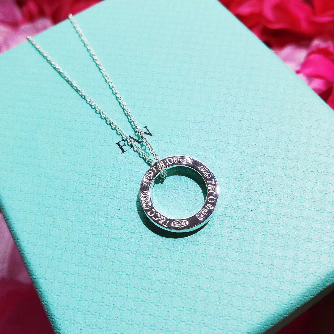 [Resenly Jewelry]シングルリングネックレス チェーンの長さ