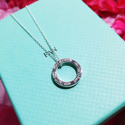 [Resenly Jewelry]シングルリングネックレス チェーンの長さ
