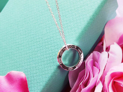 [Resenly Jewelry]シングルリングネックレス チェーンの長さ