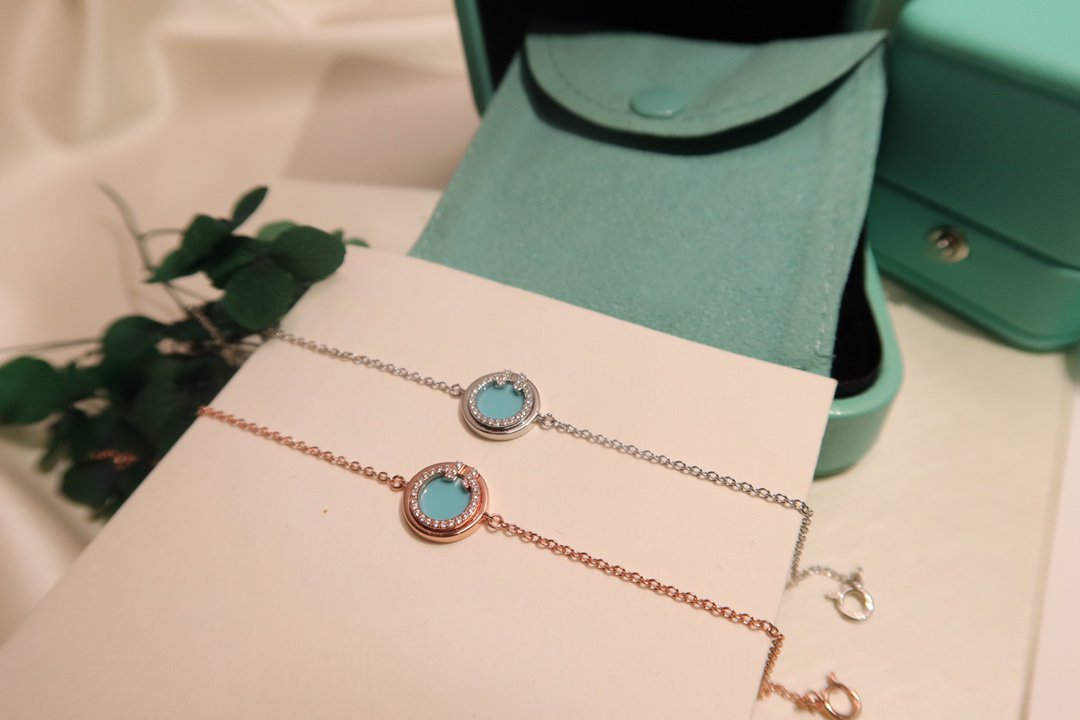 [Resenly Jewelry]DIAMOND CIRCLE PINK GOLD BRACELET