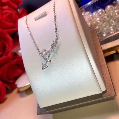 [Resenly Jewelry]COLGANTE HEART & ARROW NECKLACE