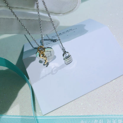 [Resenly Jewelry]LOVE HEART TAG KEY NECKLACE