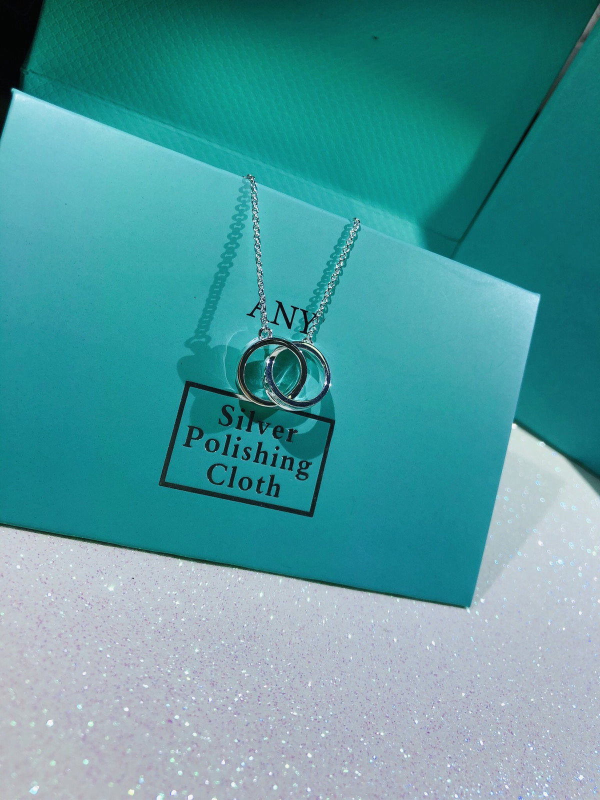 [Resenly Jewelry]インターロッキングサークルペンダント スモールネックレス