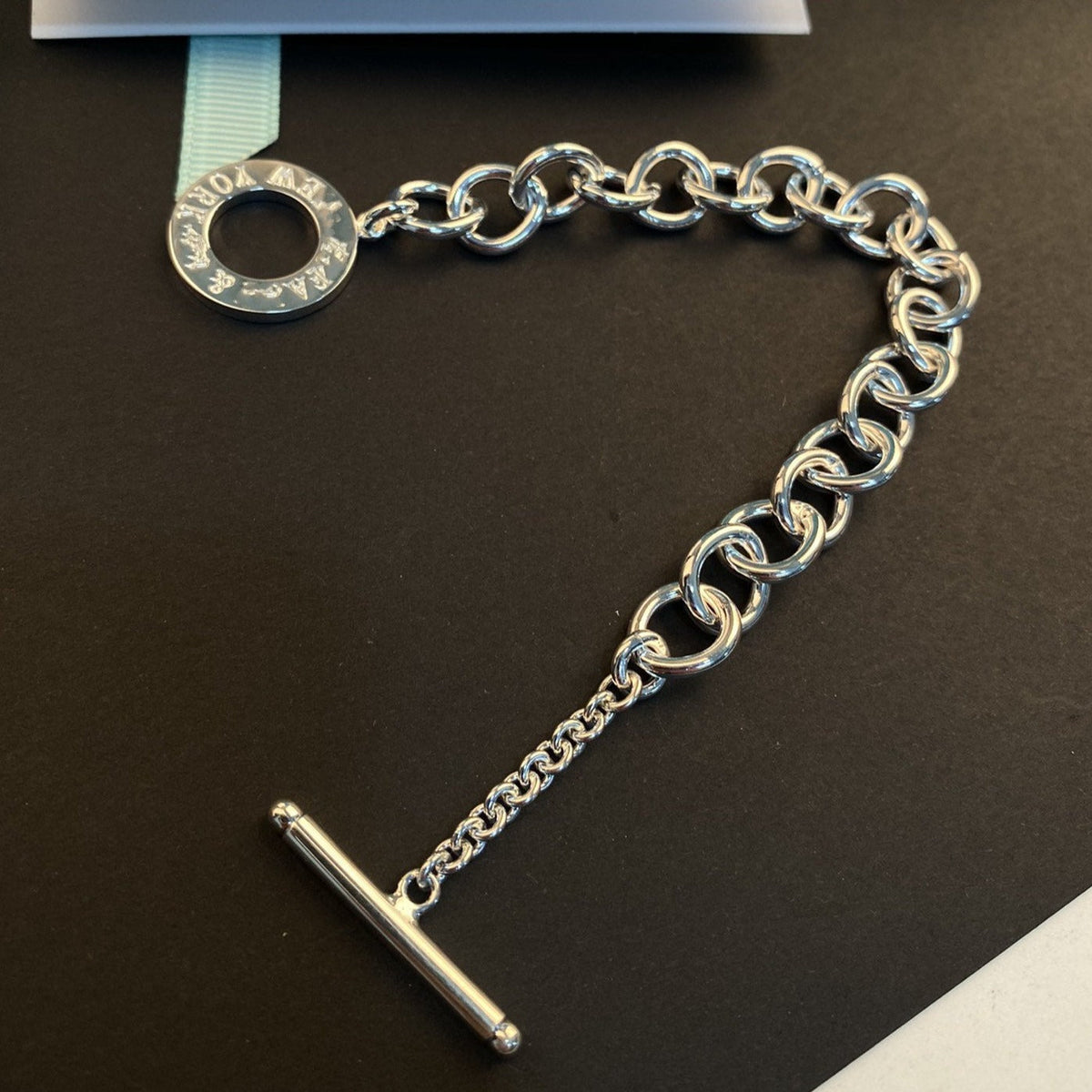 [Resenly Jewelry] トグルタグブレスレット シルバー