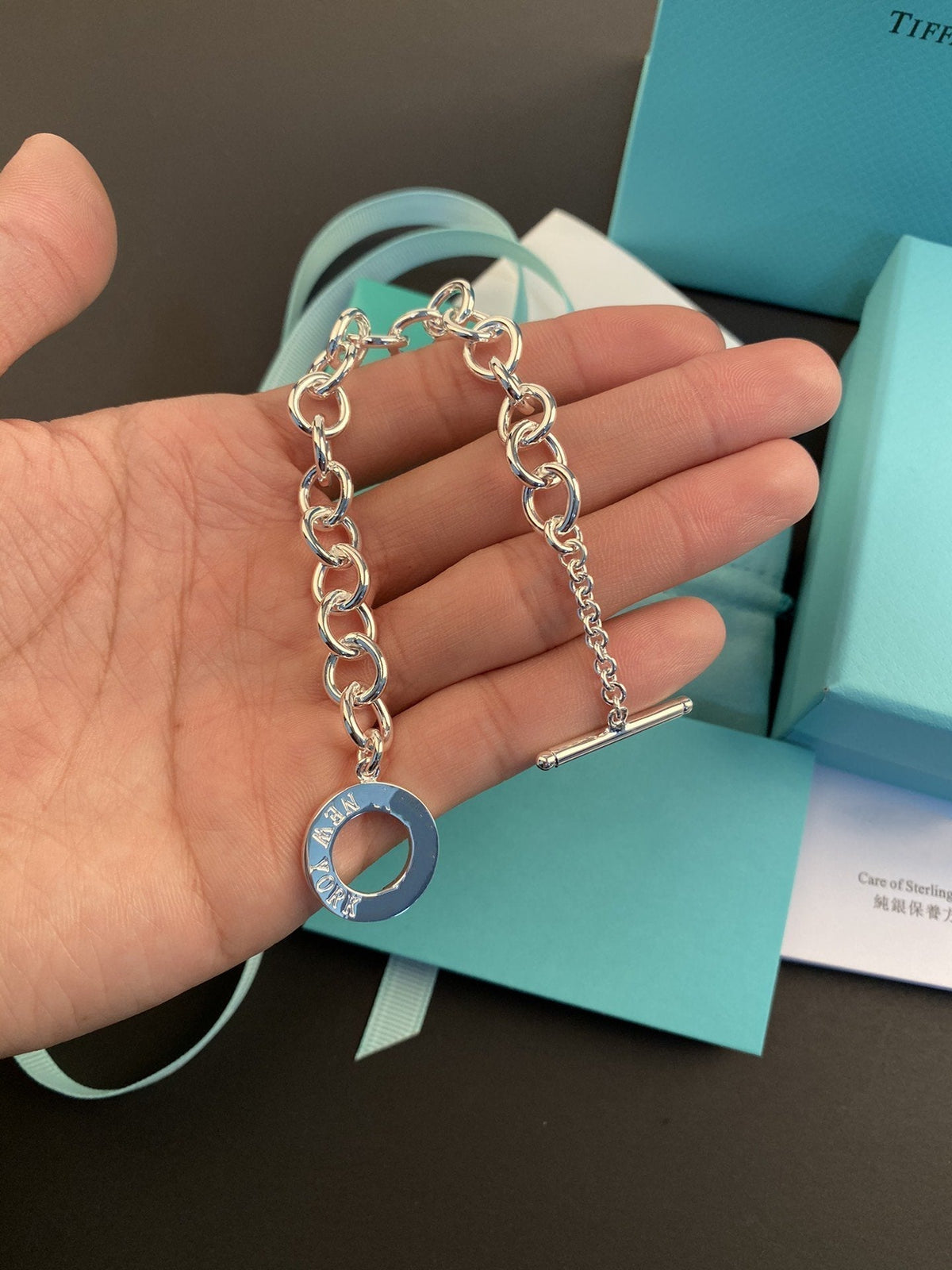 [Resenly Jewelry] トグルタグブレスレット シルバー