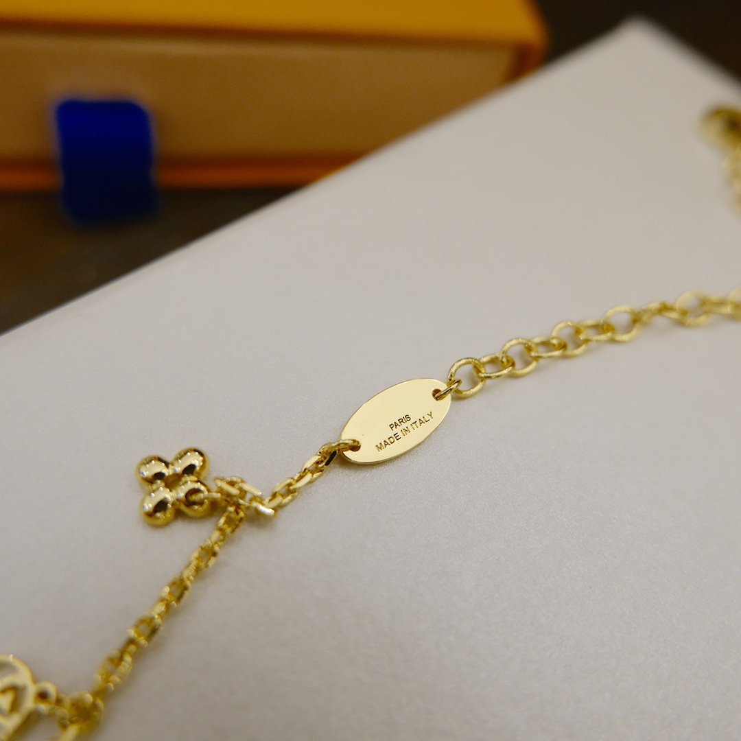 [Resenly Jewelry]ブルーミング サプル ネックレス ブラス