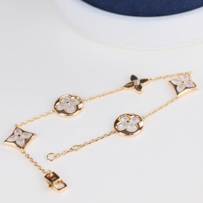 [Resenly Jewelry] リーフクローバーブレスレット