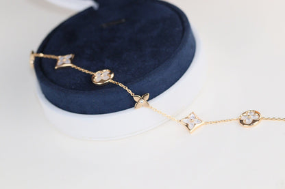 [Resenly Jewelry] リーフクローバーブレスレット