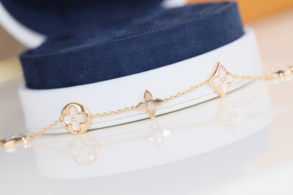 [Resenly Jewelry] リーフクローバーブレスレット