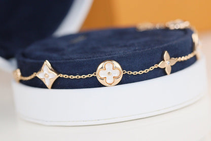 [Resenly Jewelry] リーフクローバーブレスレット