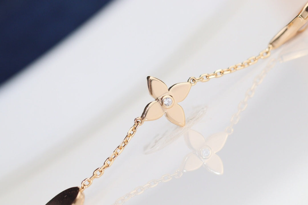 [Resenly Jewelry] リーフクローバーブレスレット
