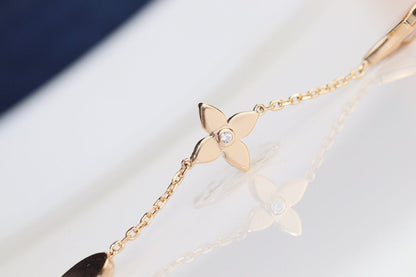 [Resenly Jewelry] リーフクローバーブレスレット