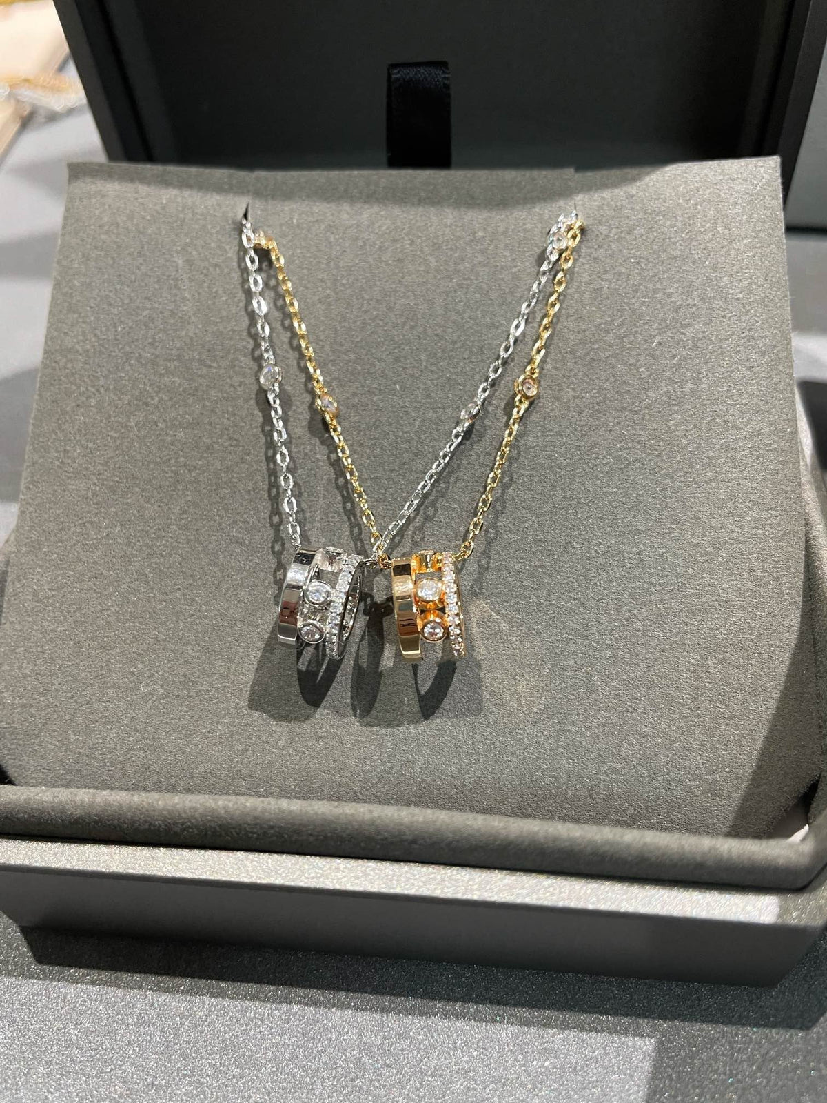 [Resenly Jewelry]CHAIN MOVE ROMANE PEDAND NECKLACE