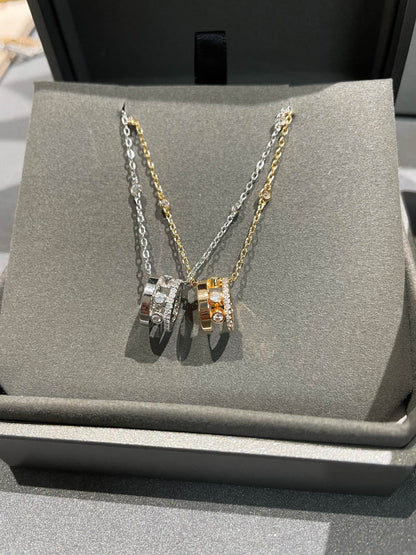 [Resenly Jewelry]CHAIN MOVE ROMANE PEDAND NECKLACE