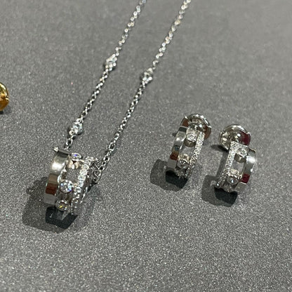 [Resenly Jewelry]CHAIN MOVE ROMANE PEDAND NECKLACE